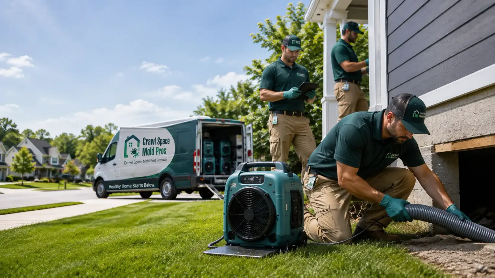Crawl Space Mold Removal in Rudolph, WI